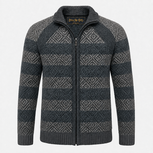 Neville’s Wool Zip-Up Sweater – Meeting Luna Lovegood