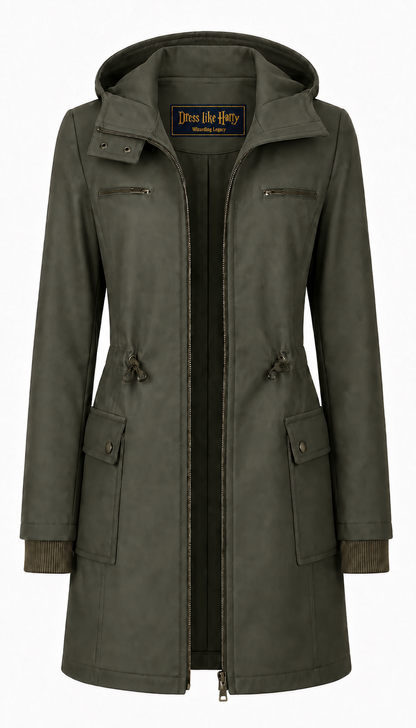 Hermione’s Olive Green Winter Jacket - Joining Dumbledore's Army