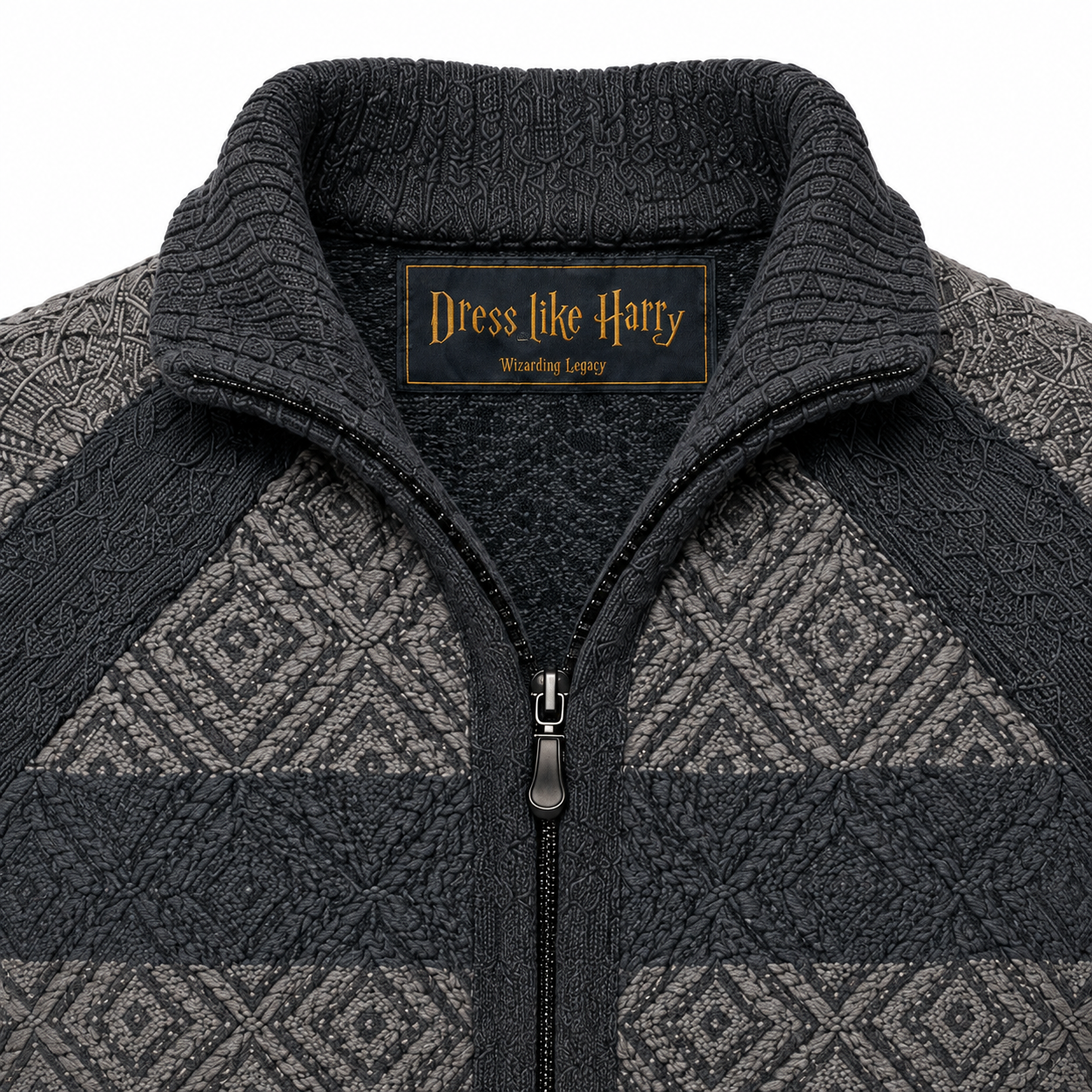 Neville’s Wool Zip-Up Sweater – Meeting Luna Lovegood