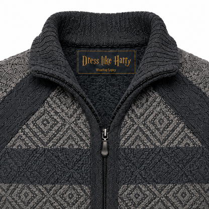 Neville’s Wool Zip-Up Sweater – Meeting Luna Lovegood
