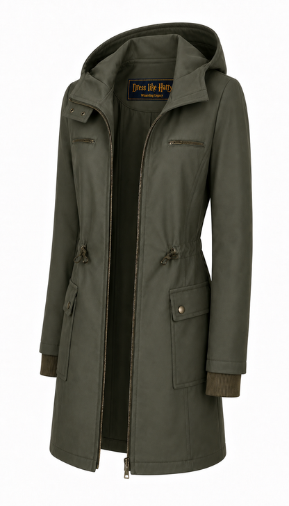 Hermione’s Olive Green Winter Jacket - Joining Dumbledore's Army