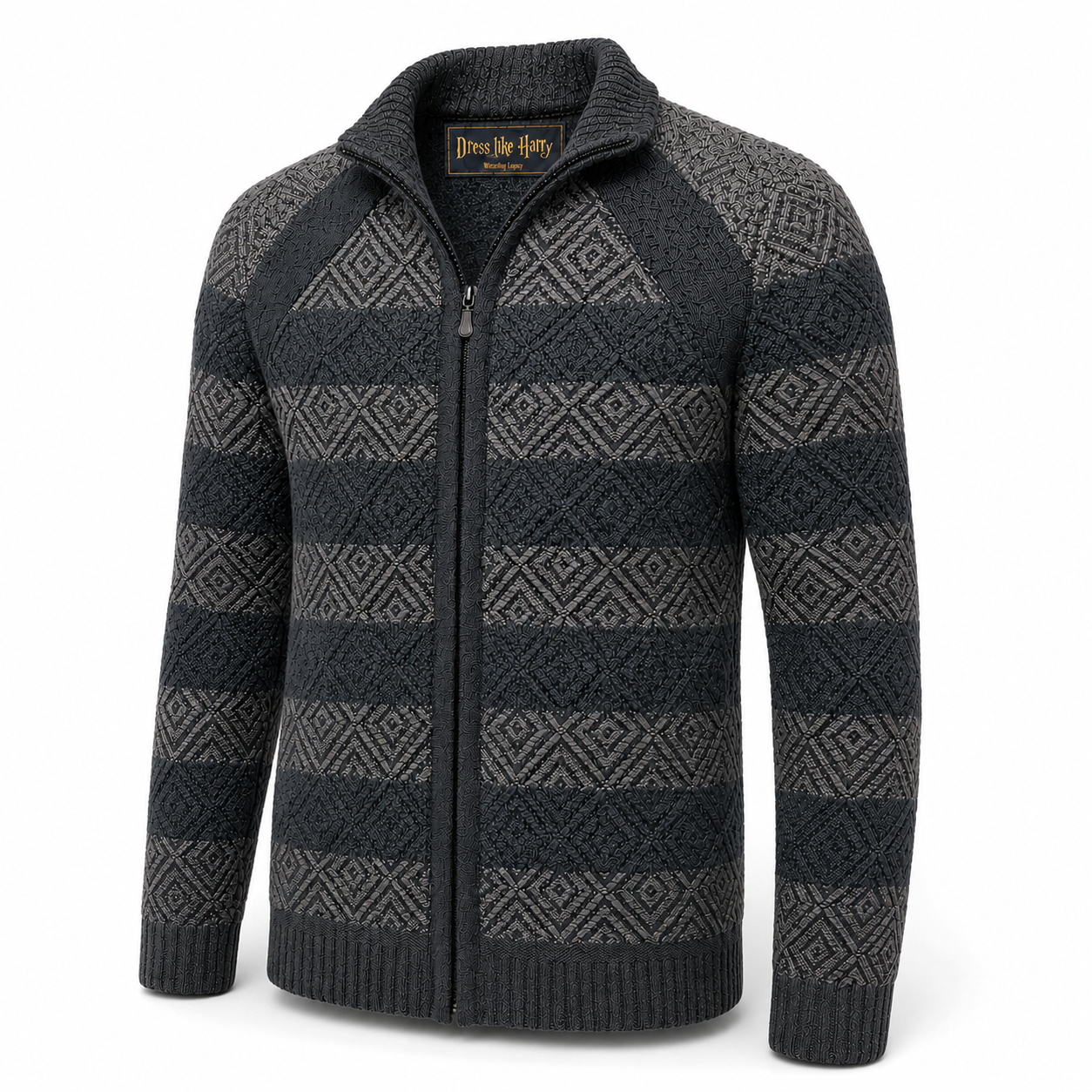 Neville’s Wool Zip-Up Sweater – Meeting Luna Lovegood